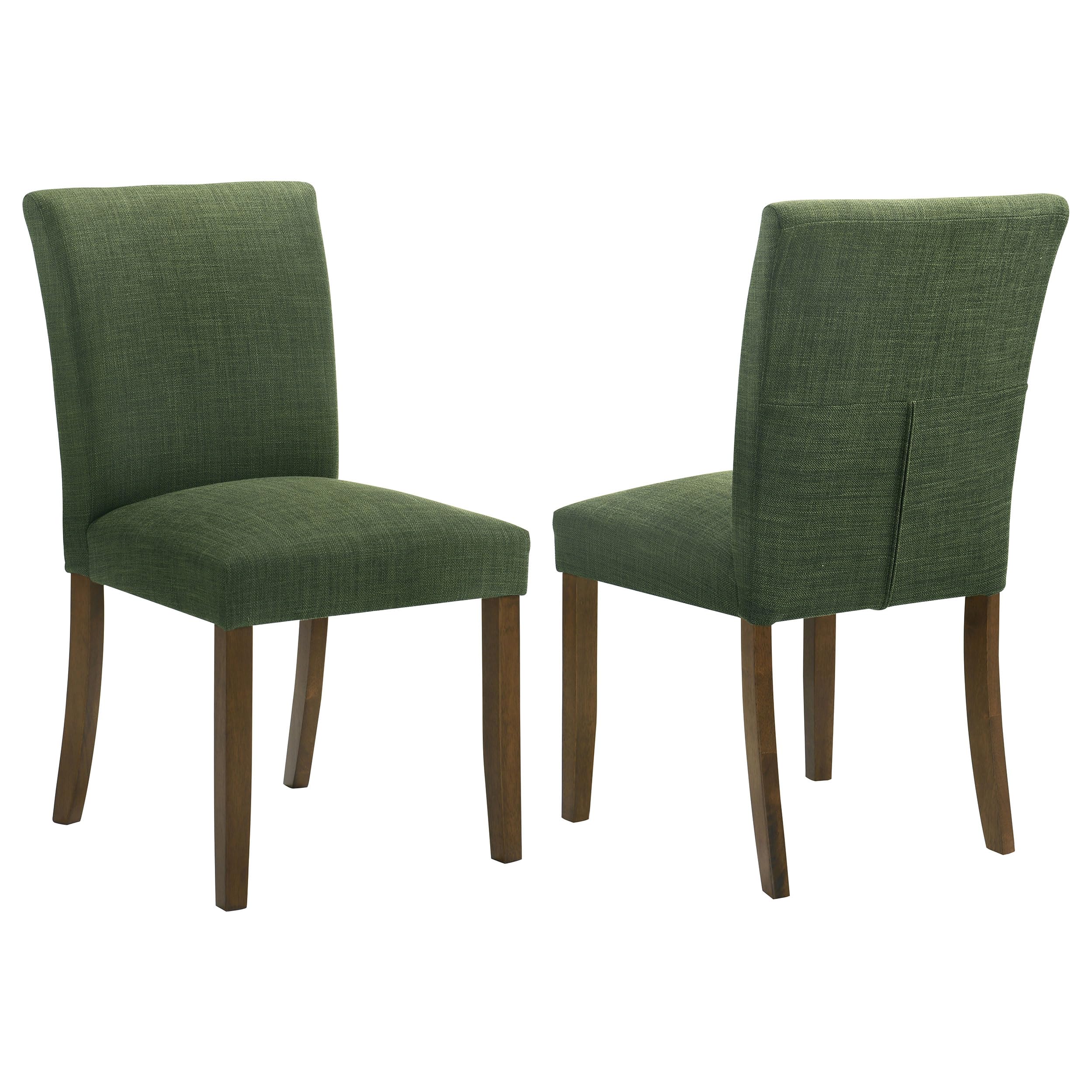 Coaster Home Furnishings Cantley Upholstered Dining Side Chair Green (Set of 2)
