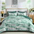 Wongs Bedding 7 Pieces Comforter Set Floral Comforter Bed In A BagYs01Ab091777Q7UA