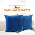 Cheer Collection Microsherpa Throw Blanket For Couch, Bedroom, Living Room, Travel - Luxury Soft Velvet, Elegant Home Decoration
