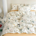 Highbuy Twin Xl Duvet Cover Floral Cozy Cotton Girl Yellow Flower Botanical Coquette Bedding Set French Style Comforter Cover Wi