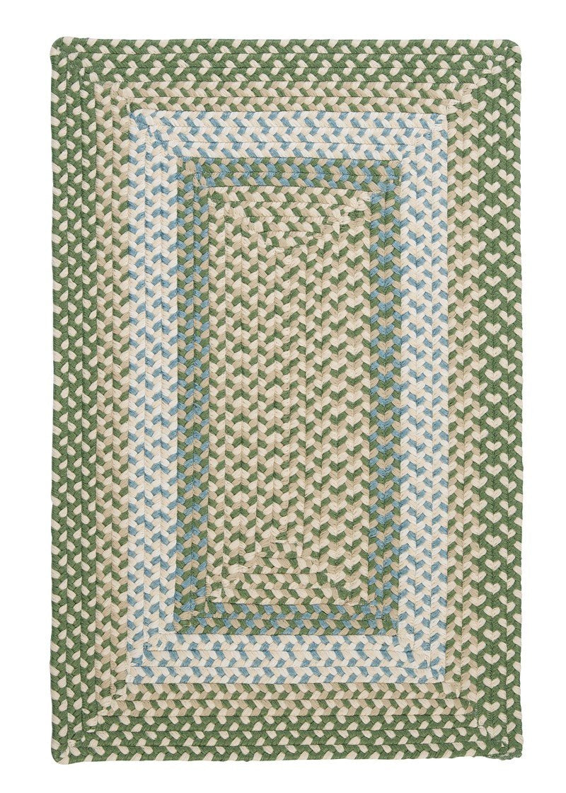 Colonial Mills Mg19 Montego Area Rug, 4X6-Feet, Lily Pad Green