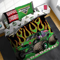 Sunny Side Up Monster Jam Full Comforter Set  7 Piece Kids Bedding includes Comforter, Sheets & Pillow Cover  Super Soft Truck