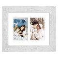 Gaevuian 8x10 Picture Frame Display Double 4X6 Picture Frame Collage,Multi Photo Frame with Mat,Plexiglass,Wall or Tabletop Deco