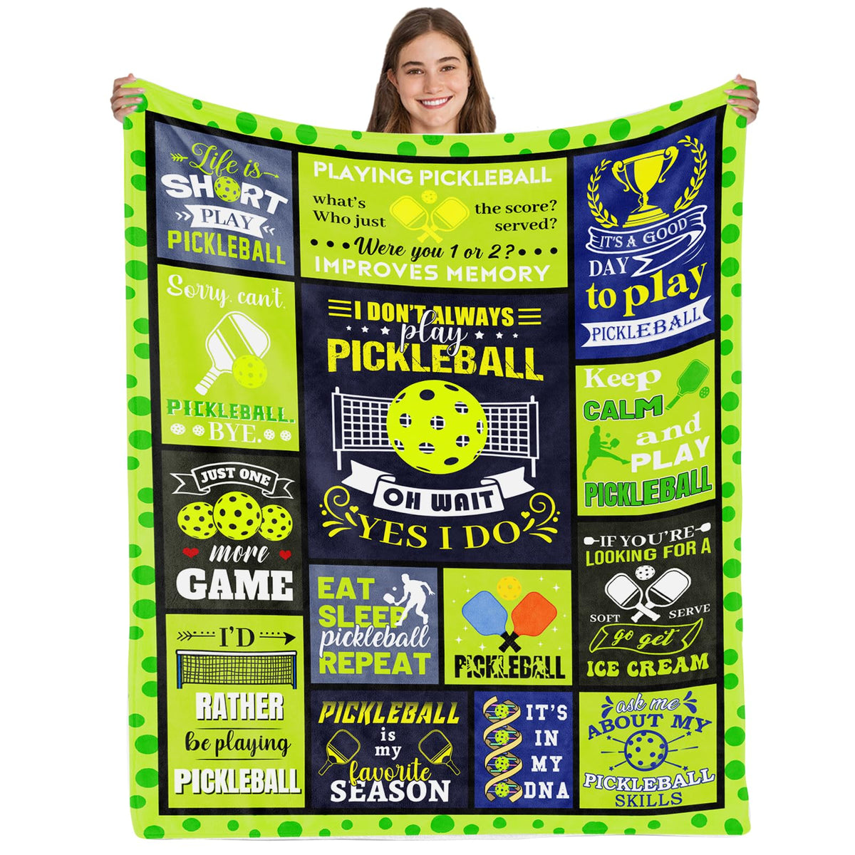 Pickleball Gifts,Pickleball Gifts For Boys, Pickleball Lovers Gifts,Pickleball Gifts For Boy'S Flannel Gift Blanket For Pickleba