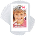 Freez-A-Frame Magnetic Photo Pocket 2.5 x 3 .5 (Wallet Size) 10 Pack