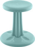 KORE Design Wobble Stool Chair, Girls + Boys Kid Desk Stools, Ergonomic Small Office Chairs, Flexible Seating for Active Child, ADD/ADHD, Classroom, School, Home, Kids (14in), Age 6-7 yrs, Teal
