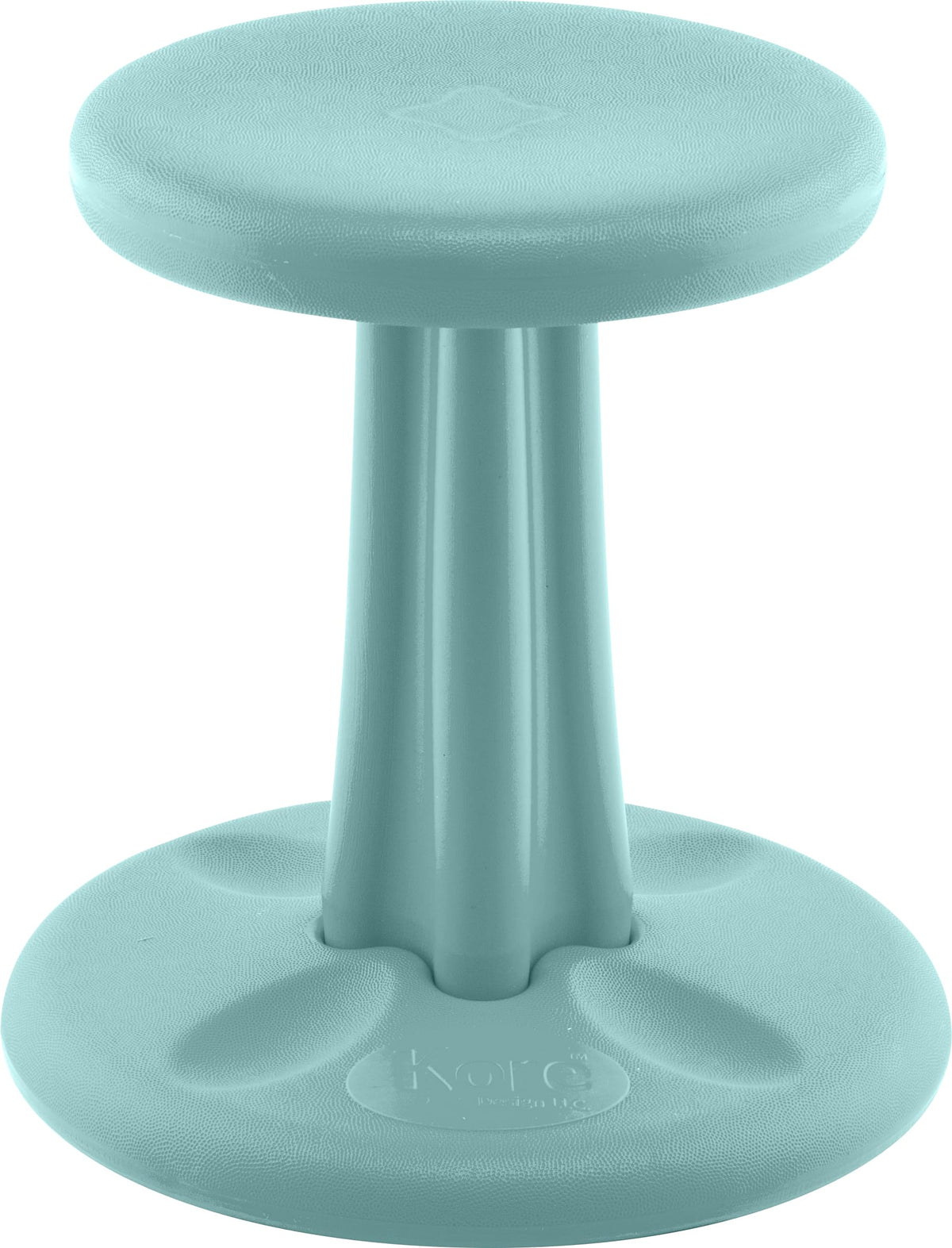 KORE Design Wobble Stool Chair, Girls + Boys Kid Desk Stools, Ergonomic Small Office Chairs, Flexible Seating for Active Child, ADD/ADHD, Classroom, School, Home, Kids (14in), Age 6-7 yrs, Teal