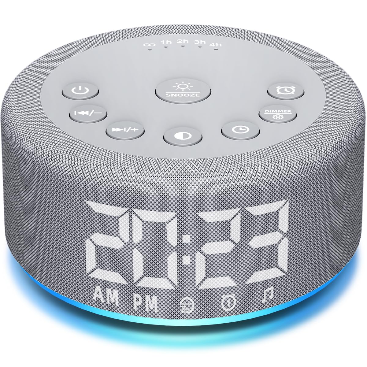 ?3 in 1? Sound Machine Alarm Clock Night Light White Noise Machine with 27 Sleeping Sounds for Baby Kids Adults 32 Level Volume 