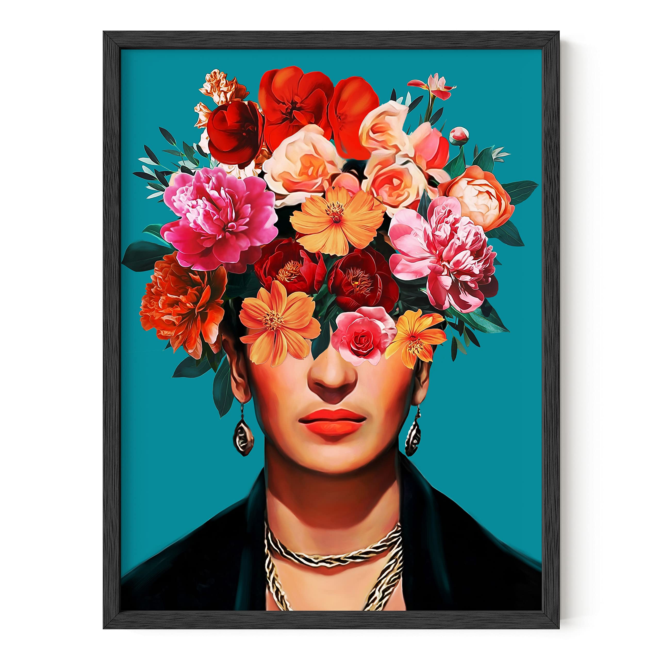 HAUS AND HUES Frida Kahlo Wall Art & Feminist Poster Frida Kahlo Poster Frida Art & Feminist Print Chicano, Latino, Chicana Art 