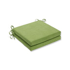 Pillow Perfect Pompeii Solid Indoor/Outdoor Patio Seat Cushions Plush Fiber Fill, Weather And Fade Resistant, Square Corner - 20