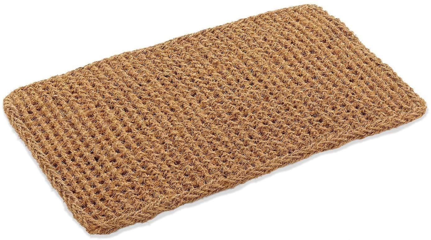 Kempf Rectangle Dragon Coco Coir Doormat, 18-Inch By 30-Inch, Eco-Friendly, 100% All-Natural Hand Twisted Fibers