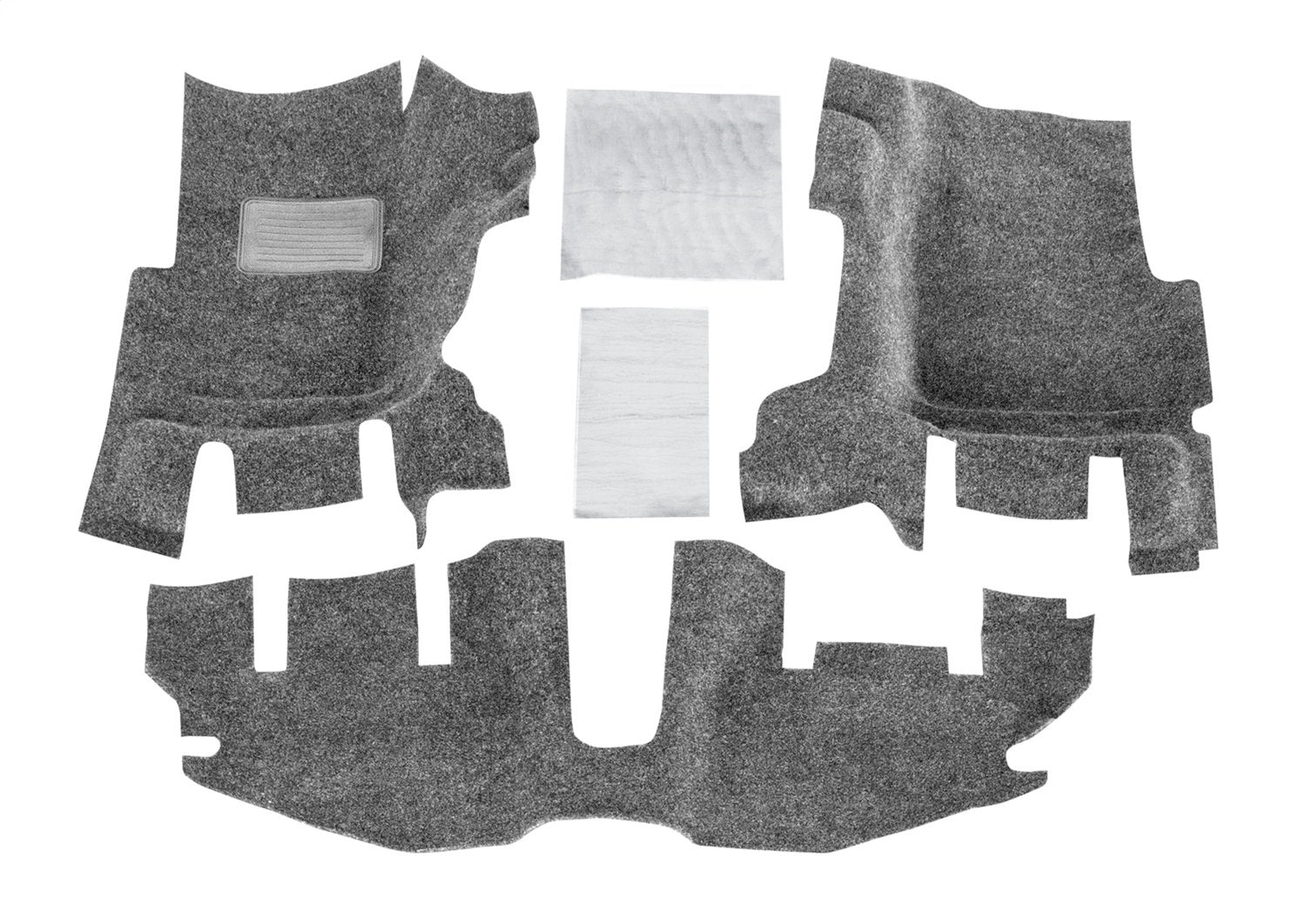 Bedrug Classic Bed Mat | 1997 - 2006 Jeep Wrangler Tj/Lj (W/Cntr Console, Heat Shields), Charcoal Grey | Brtj97F