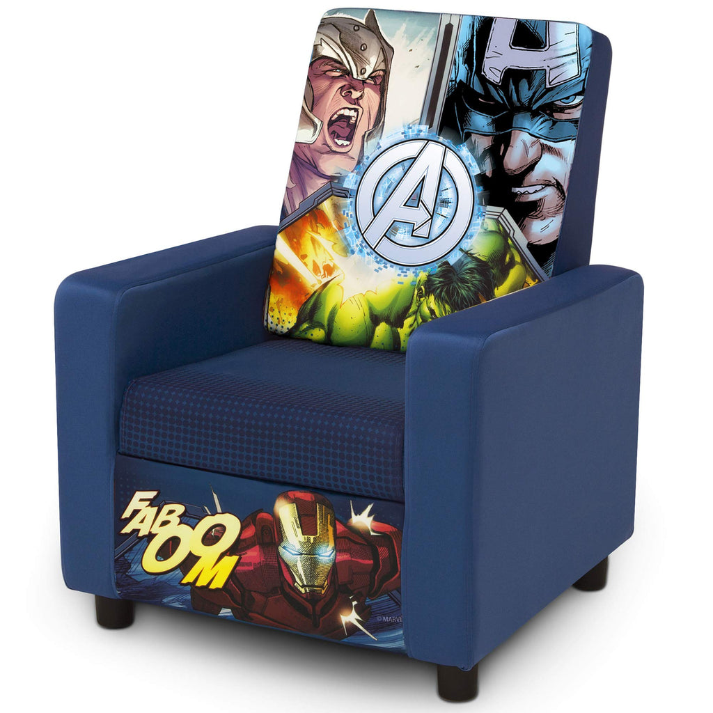 Marvel Avengers High Back Upholstered Chair Iron By Delta Children