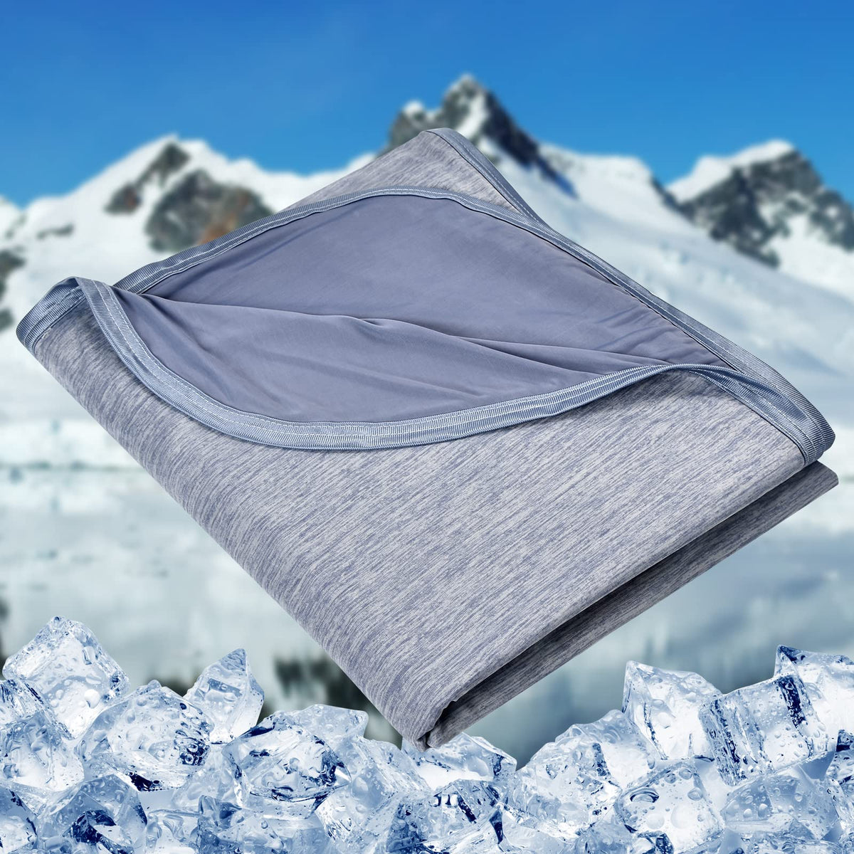 Homfine Cooling Summer Blankets For Hot Sleepers - Thin Lightweight Breathable Soft Double Side Enhanced Cooling Blanket For Bed