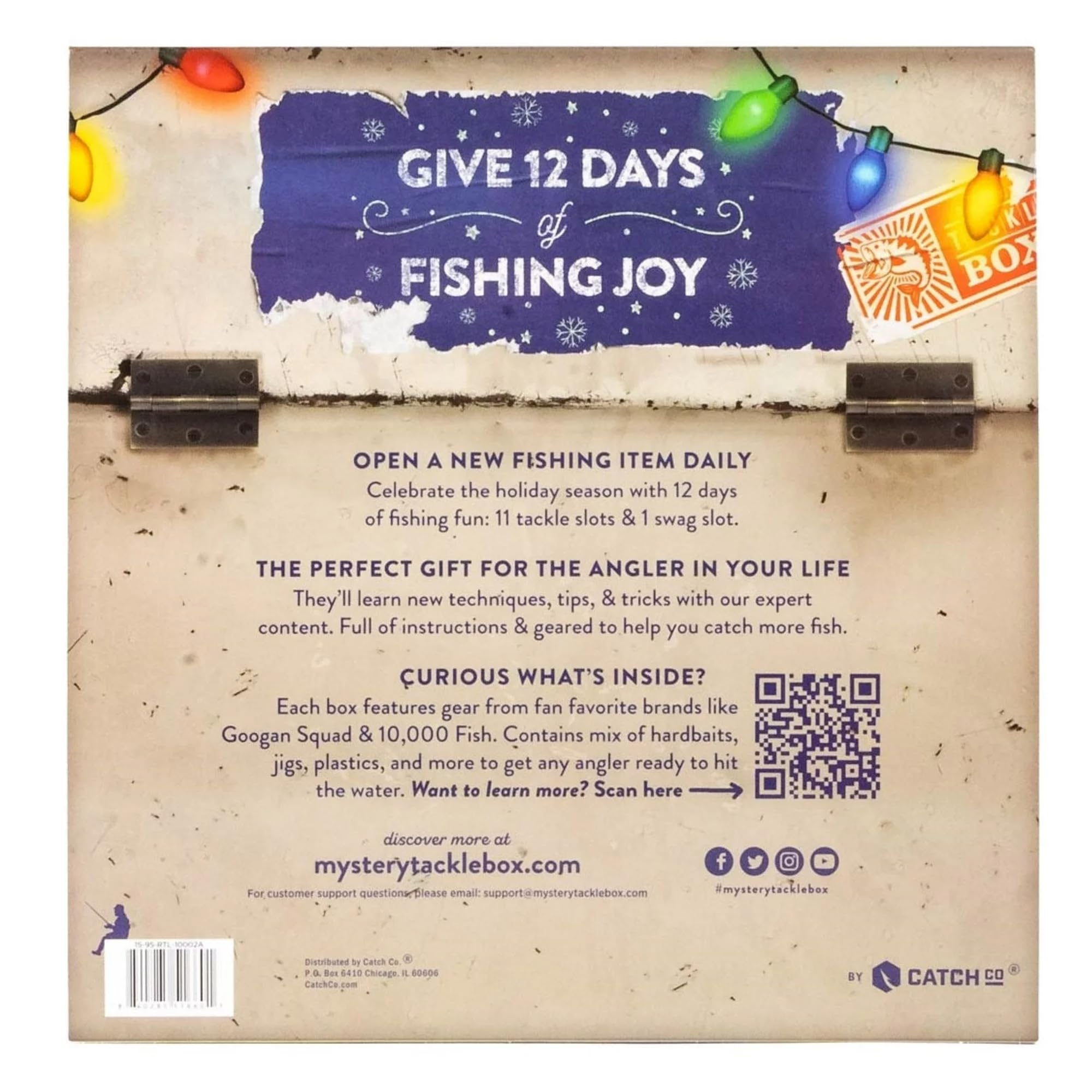 Catch Co Mystery Tackle Box 12 Days Of Fishmas Holiday Fishing Lures Advent Calendar 2023 Freshwater