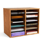 Safco Products 9420Mo Adjustable Literature & Paper Organizer, 12 Compartment Mailbox Cubby, Great For Home, Office, Classroom O