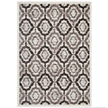 Modway Kalinda Rustic Vintage Moroccan Trellis Area Rug, 8X10, Brown, Beige And Ivory