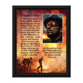 Crossroads Home D  cor Firemans Prayer Picture Frame, Firefighter Decor, Firefighter Graduation Present, 5015B