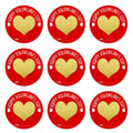 Sicohome Happy Valentine'S Day Gift Label Sticker 1.5' Valentine'S Day Envelope Seals Labels Stickers Valentine'S Day Gift Stic