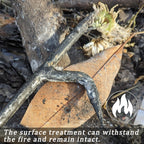 Fire Poker For Fire Pit, 40   Twisted Rope Design Fireplace Poker, Heavy Duty Handmade Fire Pit Poker For Campfire Wood Stove Fi