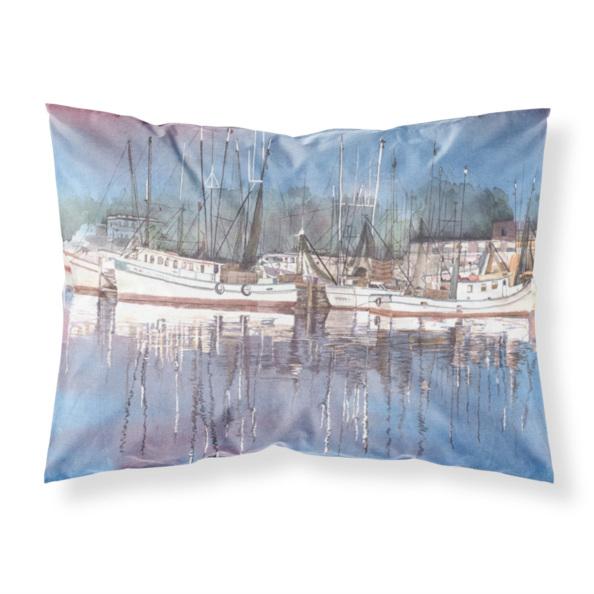 'Caroline'S Treasures 8112Pillowcase Harbor Moisture Wicking Fabric Standard Pillowcase, Large, Multicolor'