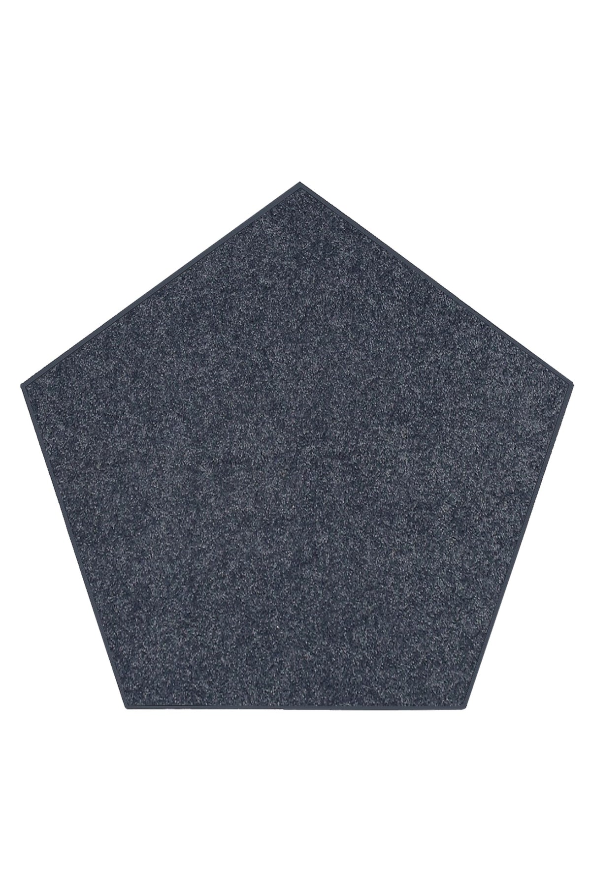 Pet Friendly Solid Color Area Rugs Petrol Blue - 3' Pentagon, Indoor, Stain Resistant, Perfect for Living Room, Bedroom, Dining 