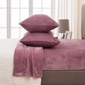 Great Bay Home Extra Soft Velvet Plush Full Micro Fleece Sheet Set  Deluxe Microplush Non Pilling Sheets, Deep Pocket  Lavish Sh