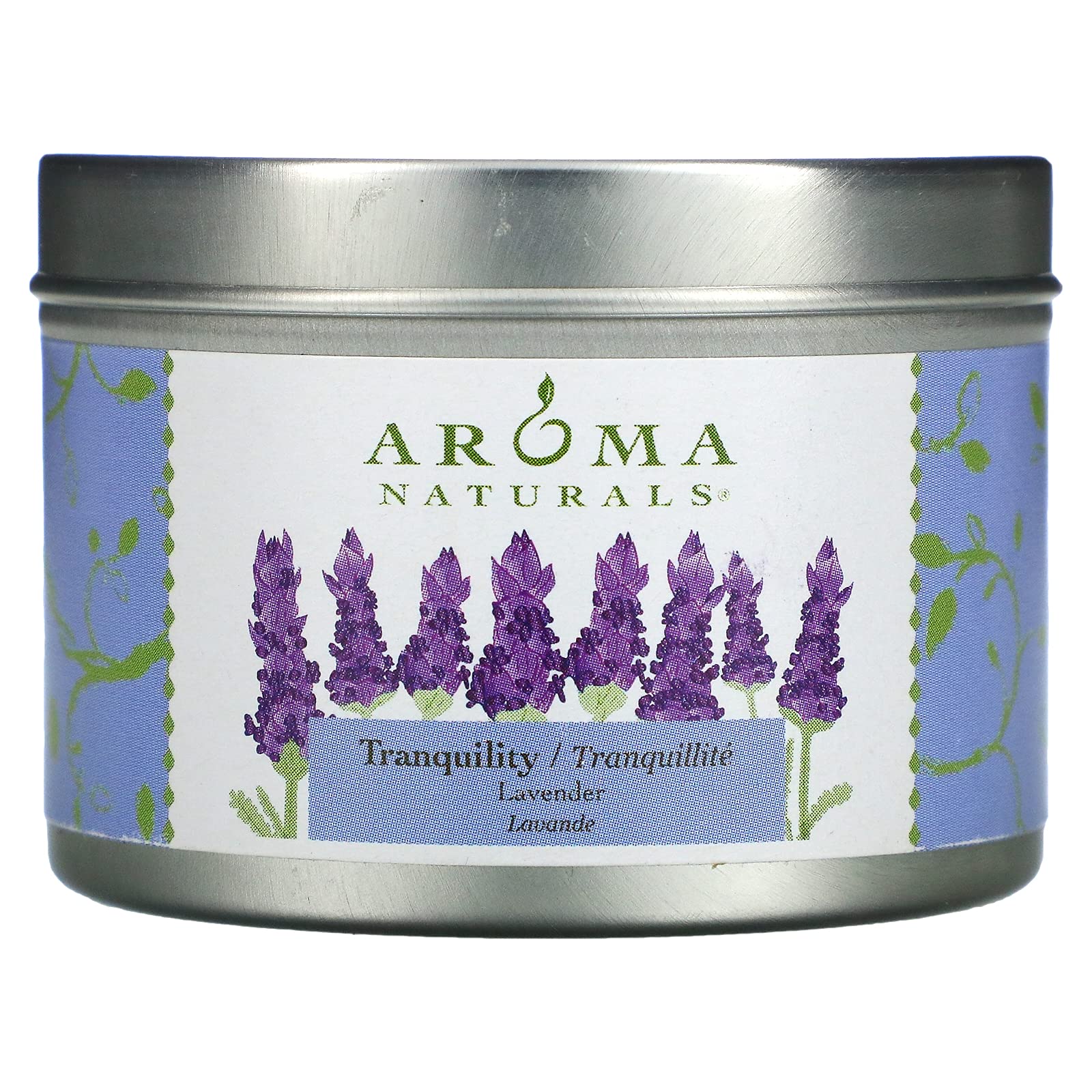 Tranquility- Soy VegePure Travel Tin 1 Candle
