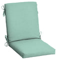 Arden Selections Outdoor Dining Chair Cushion 20 X 20, Rain-Proof, Fade Resistant 20 X 20, Aqua Leala