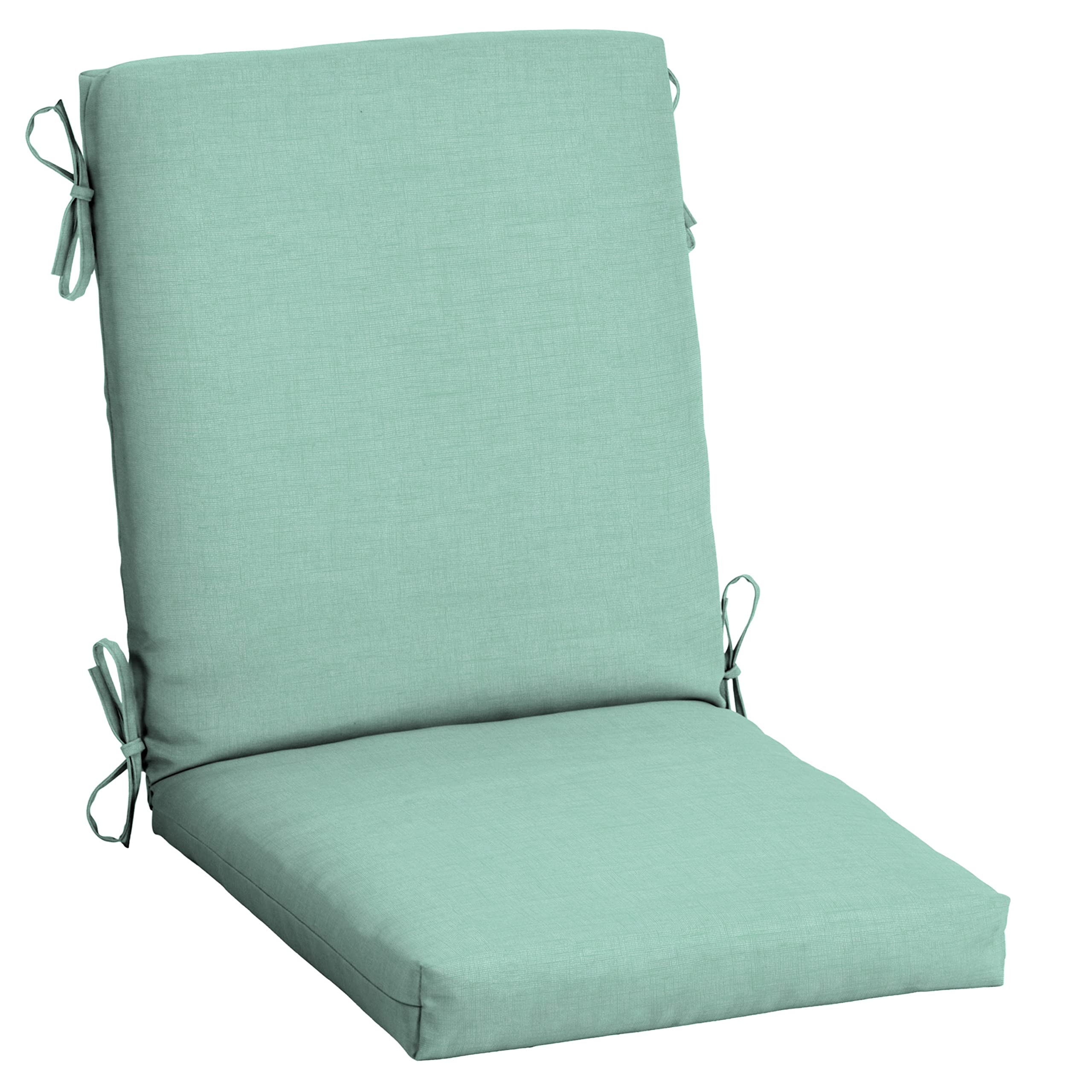 Arden Selections Outdoor Dining Chair Cushion 20 X 20, Rain-Proof, Fade Resistant 20 X 20, Aqua Leala