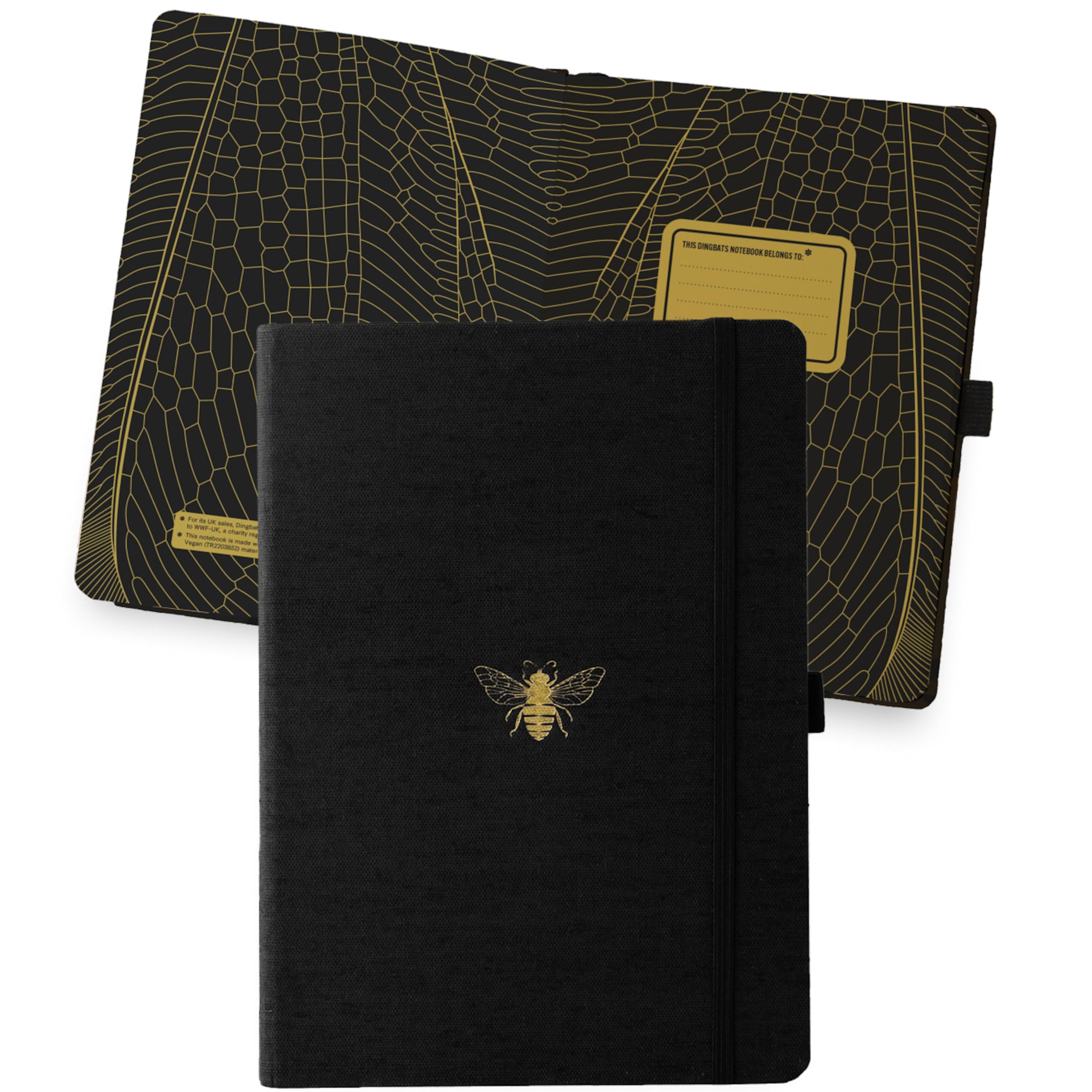 Pro B5 Large Dotted Notebook - Hardcover Pu Leather Journal - Ideal For Work, Travel - Pocket, Elastic Closure, Pen Holder, Book