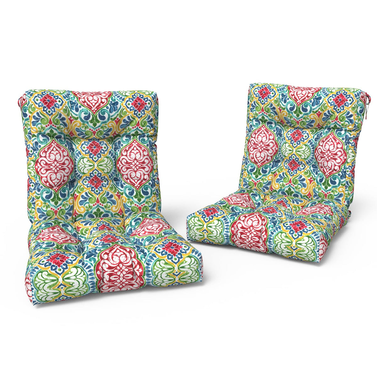 Lvtxiii Outdoor Adirondack Chair Cushions, L42 X W21 X H4 Patio Tufted Low Back Cushions, Seasonal Replacement Rocking Chair Cus