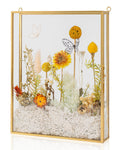 Shadow Box Frame 8x10, Deep Glass Shadow Box Display Case, 3D Shadow Boxes Picture Frame for DIY Wedding Dried Flowers, Memories