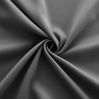 Koufall Dark Gray Short Curtains For Bedroom 2 Panels Set Blackout Curtains For Small Windows Boys Room Width 24X24 Inch Length