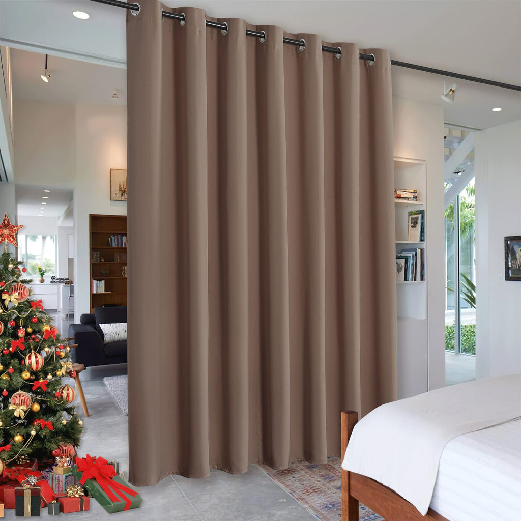 Ryb Home Partition Room Divider Curtains Blackout Privacy Seperating Space Vertical Blinds Windproof Light Block For Shared Apar