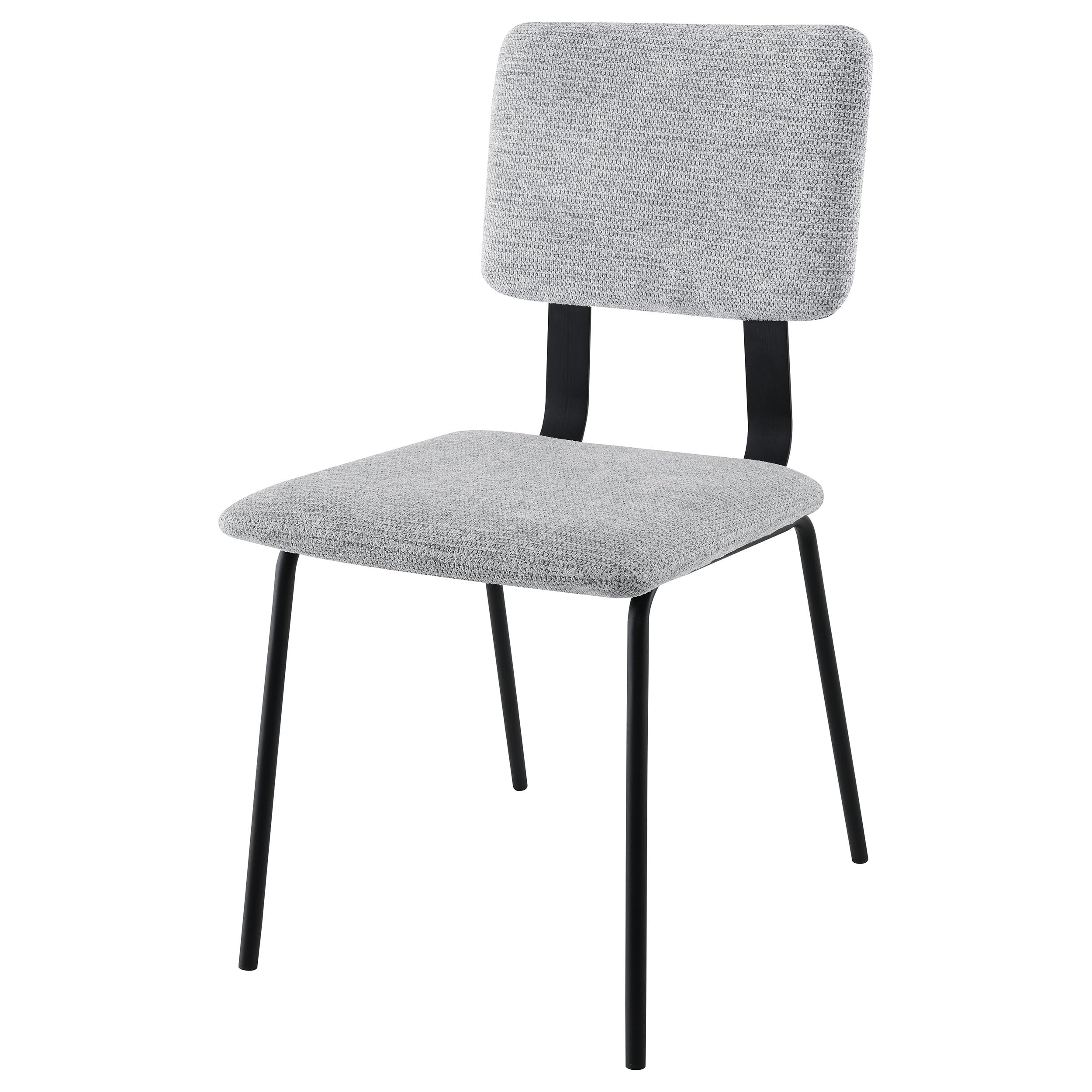 Coaster Home Furnishings Calla Fabric Upholstered Dining Side Chair Grey (Set of 2)