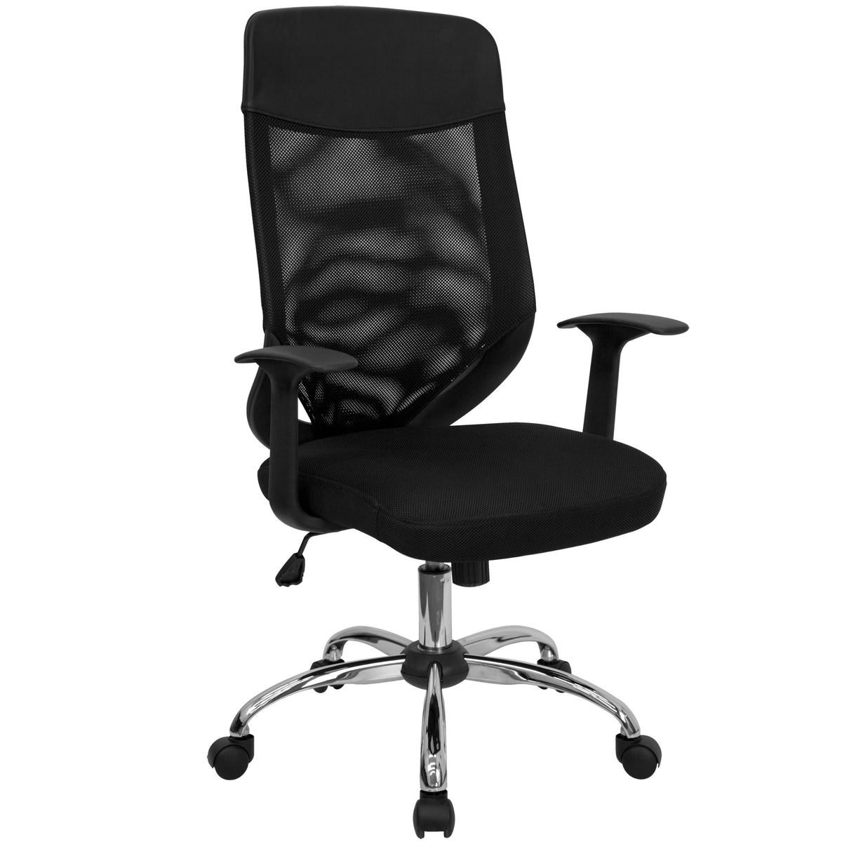 Flash Furniture Noreen High Back Black Mesh Executive Swivel Office Chair with Arms