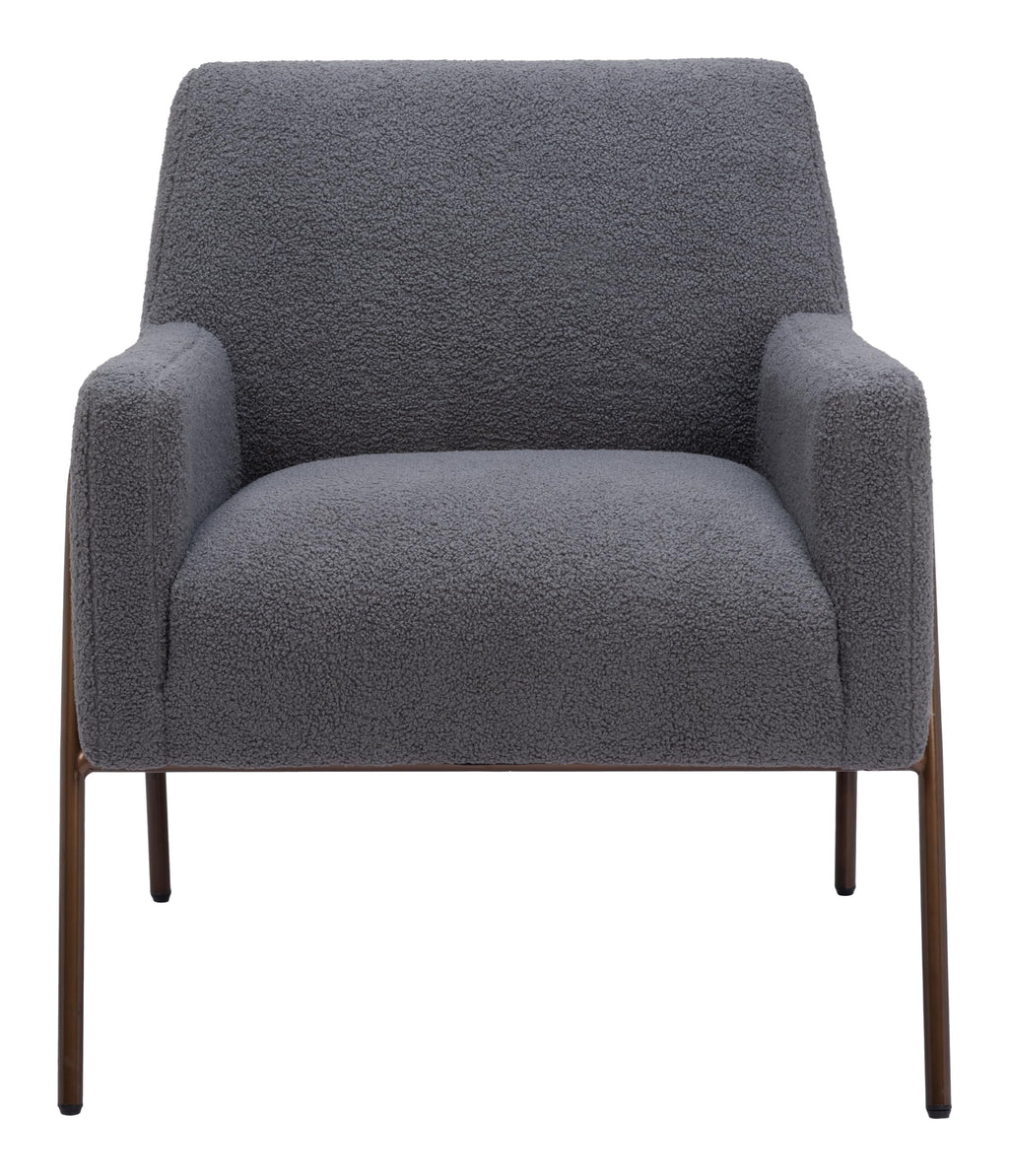Zuo Charleston Accent Chair Gray