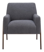 Zuo Charleston Accent Chair Gray