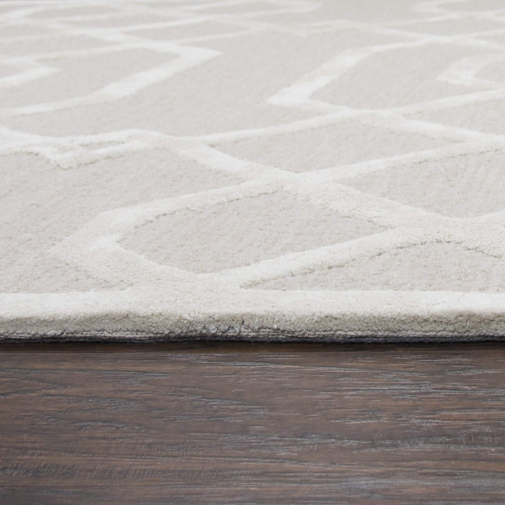Rizzy Home Alora Decor Madison 5' X 8' Trellis Beige/Ivory Hand-Tufted Area Rug