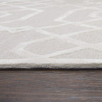 Rizzy Home Alora Decor Madison 5' X 8' Trellis Beige/Ivory Hand-Tufted Area Rug