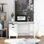 Anderson Teak Haslev 47" Writing Desk, Small, White