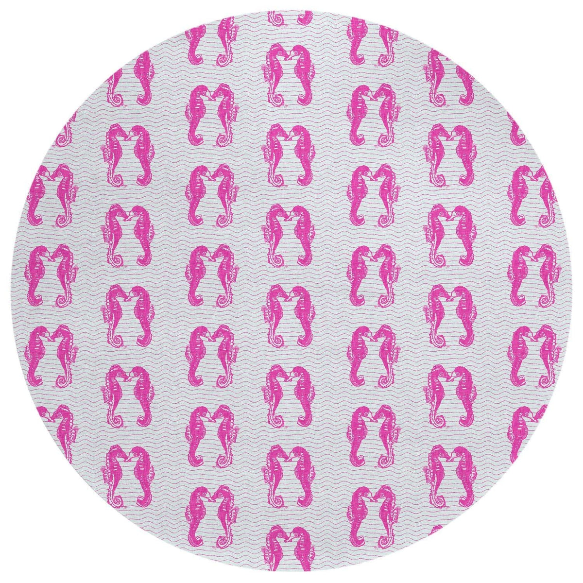 Seabreeze Sz15 Pink Coastal Rug Round 8' X 8'