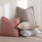 Juspurbet Beige Boucle Throw Pillow Covers 22X22 Inch Set Of 2 For Couch Bedroom Sofa Living Room Decorative Soft Thick Curly Te