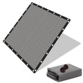 90% Shade Cloth Sun Shade Fabric For Patio Garden Pergola Shade Cover Canopy With Gromments (Grey, 10X12 Ft)