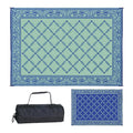 Stylish Camping 119123 9-feet by 12-feet Reversible Mat, Plastic Straw Rug, Large Floor Mat for Outdoors, RV, Patio, Backyard, P