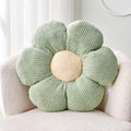 Kcvvcr Flower Throw Pillow, Soft Sage Green 14.9' Flower Pillow For Home Decor, Cute Flower Shaped Floor Pillow Aesthetic Flowe