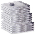 Vacbird 12 Pack Travel Vacuum Storage Bags  Pump Not Included, Vacuum Seal Bags for Clothing, Compression Packing for Clothes L