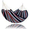 SUNCREAT Hammocks Outdoor Camping Double Hammock, Extra Large 2 Person Hammock for Camping, Navy & Red