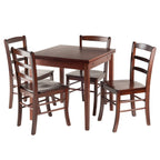 Winsome Pulman Dining, 48.03" W x 29.92" D x 29.29" H, Walnut